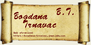 Bogdana Trnavac vizit kartica